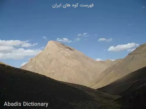 فهرست کوه های ایران